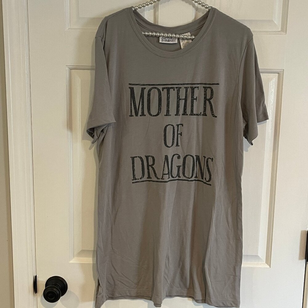 Game of Thrones Ladies "Mother of Dragons" Crew Neck Short Sleeve Tee Size 2XL